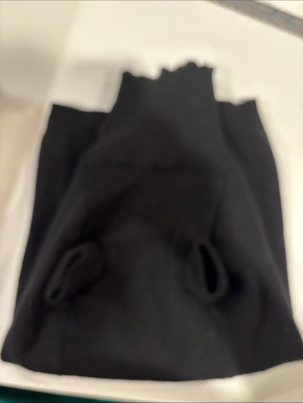 Sweater for large dogs, black knit stretchy  fabric by Pet-rage US
